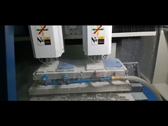 Machinerie de précision à double tête CNC