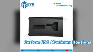 Boîtier en aluminium usiné CNC sur mesure anodisé noir