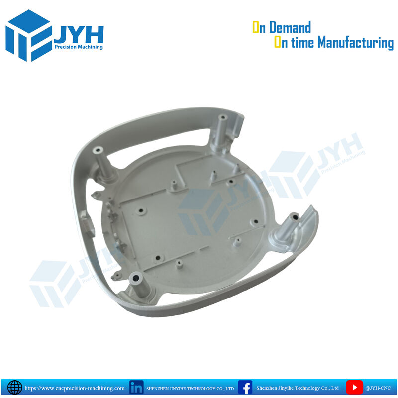 Pièces de boîtier en aluminium anodisé blanc avec usinage CNC de haute précision et résistance à la corrosion