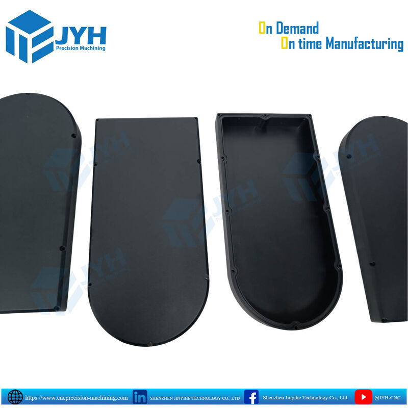 Pièces de boîtier en aluminium anodisé dur de type III usinées CNC de haute précision pour les applications résistantes à la corrosion
