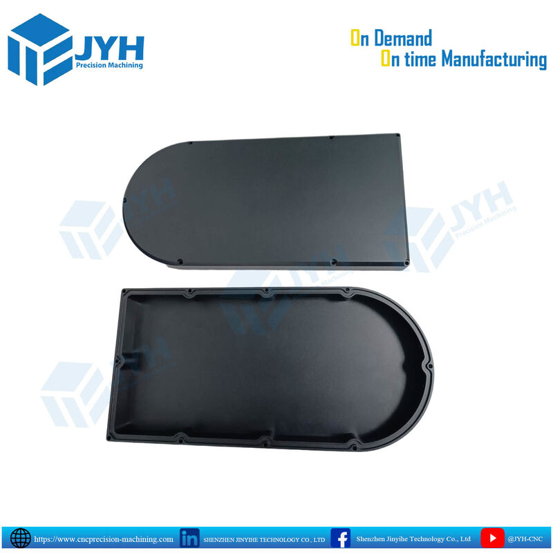 Pièces de boîtier en aluminium anodisé dur de type III usinées CNC de haute précision pour les applications résistantes à la corrosion