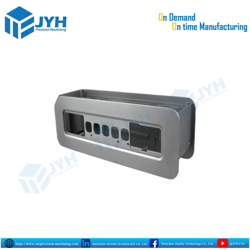 Boîtier électronique en aluminium usiné CNC de haute précision avec blindage thermique et EMI et finitions de surface personnalisées