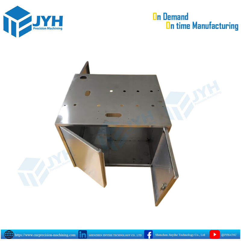 Conception personnalisée de boîtiers métalliques en tôle de précision avec fabrication de haute précision et finition de surface professionnelle